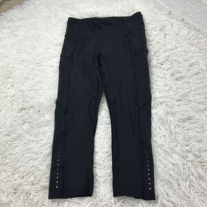 Lululemon Fast & Free Crop (19") Black